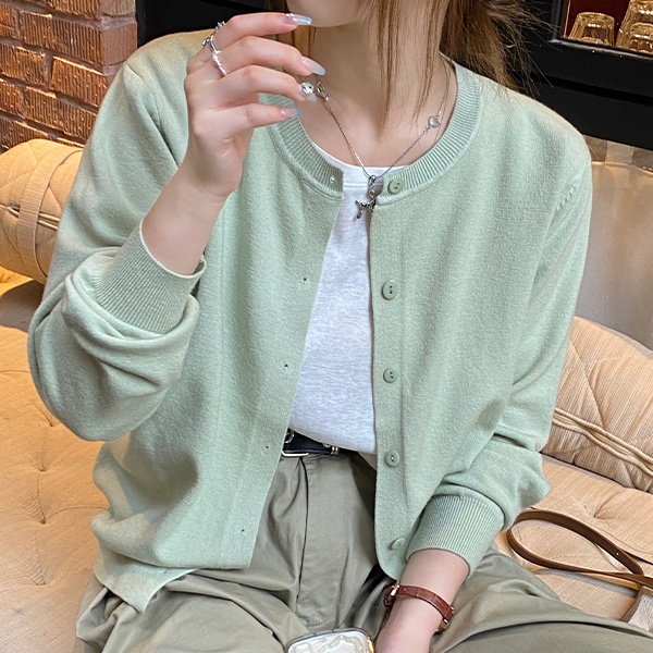 체켓 미디 케리 가디건 5color 상세 이미지 8