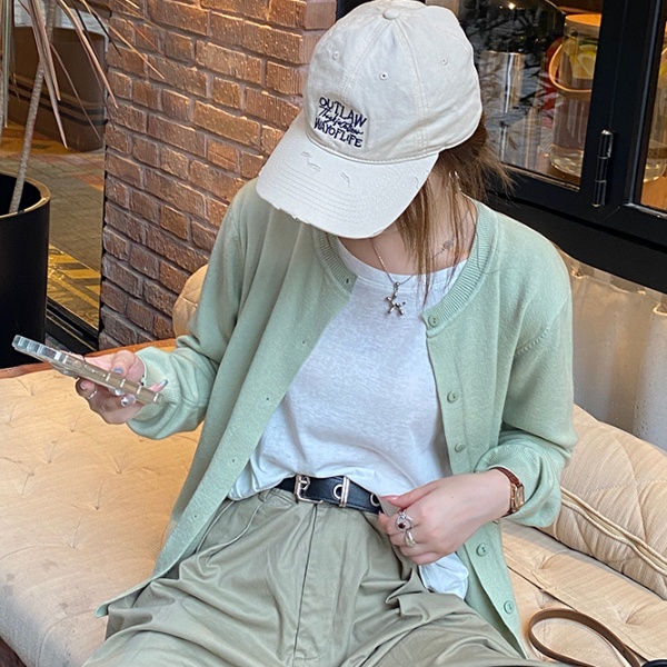 체켓 미디 케리 가디건 5color 상세 이미지 9